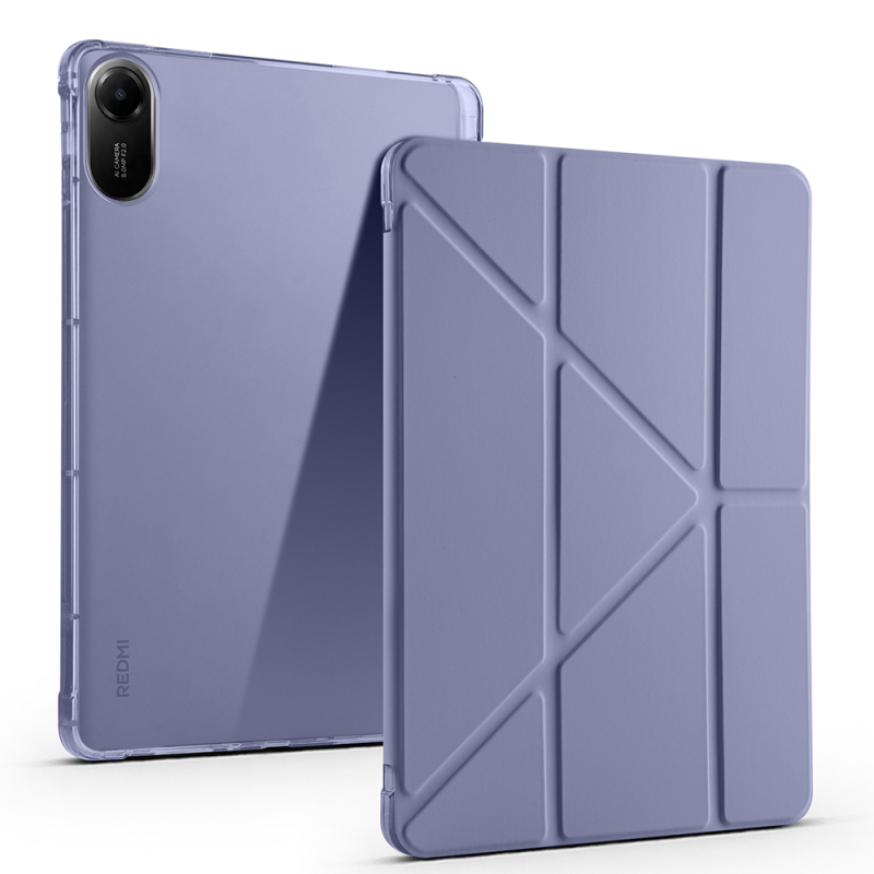 Xiaomi Redmi Pad 2 Kılıf Zore Tri Folding Kalem Bölmeli Standlı Kılıf - 3