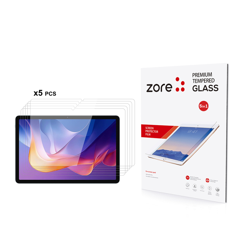 Xiaomi Redmi Pad 2 Zore 5in1 Tablet Tempered Glass Screen Protector - 2