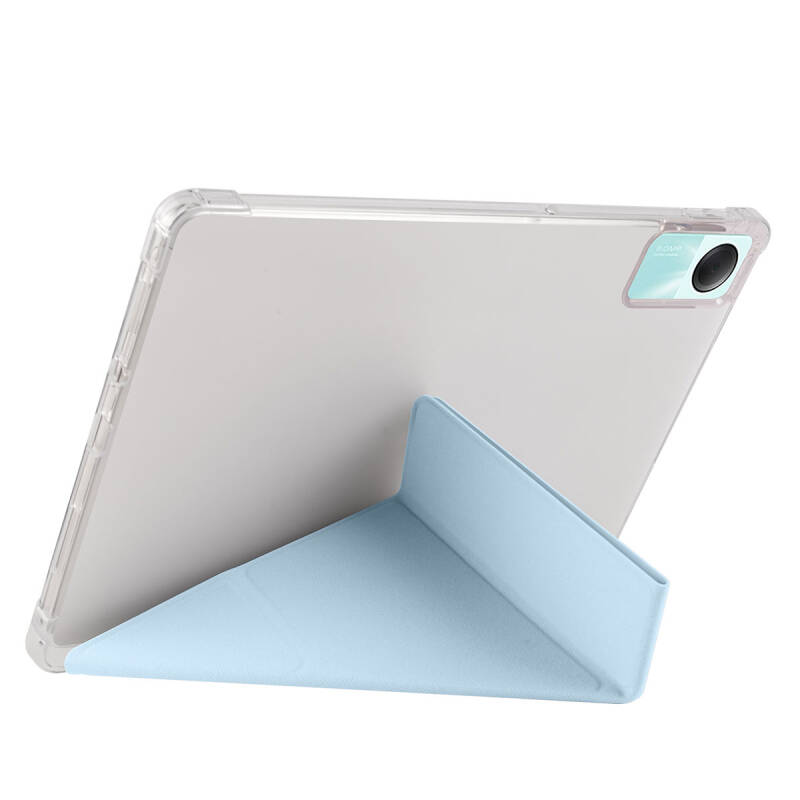 Xiaomi Redmi Pad SE Case Zore Tri Folding Stand Case with Pen Compartment - 31