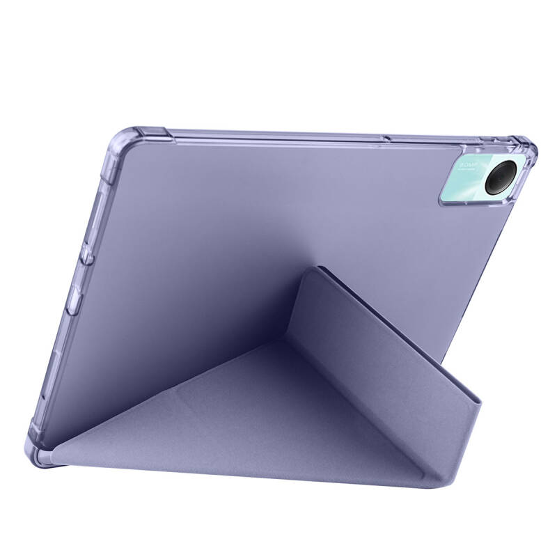 Xiaomi Redmi Pad SE Case Zore Tri Folding Stand Case with Pen Compartment - 35