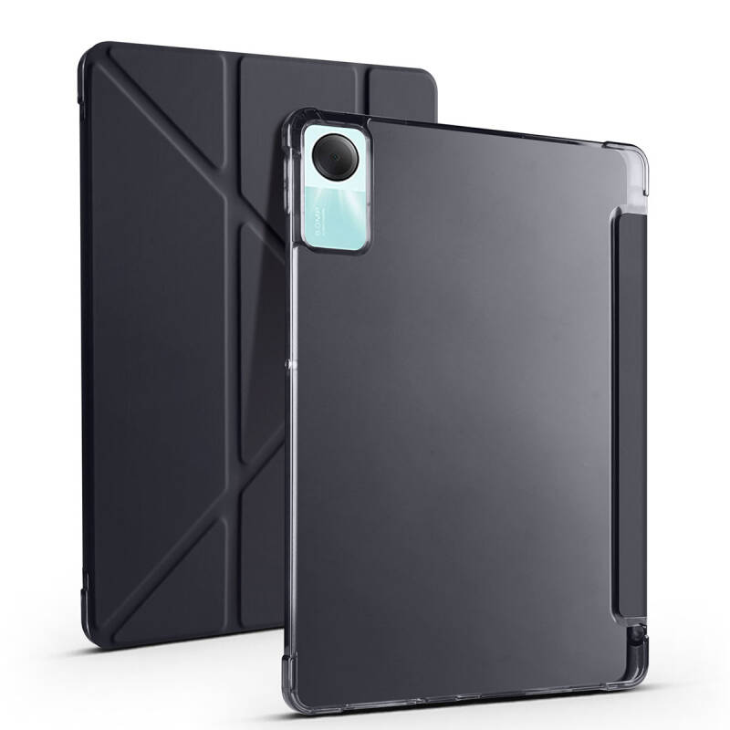 Xiaomi Redmi Pad SE Case Zore Tri Folding Stand Case with Pen Compartment - 11