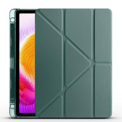 Xiaomi Redmi Pad SE Case Zore Tri Folding Stand Case with Pen Compartment - 2