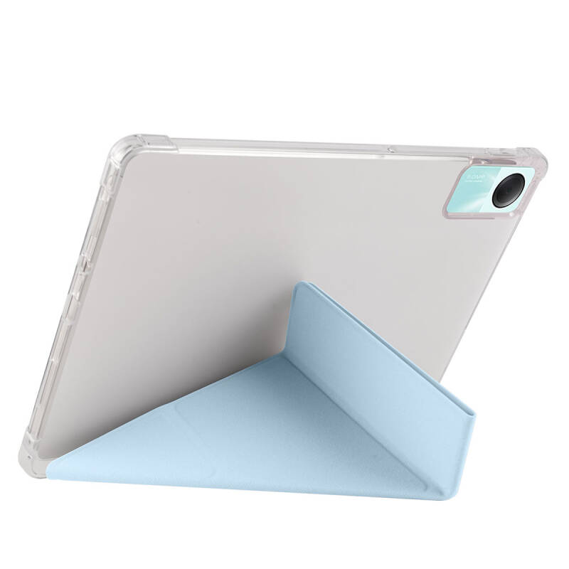 Xiaomi Redmi Pad SE Kılıf Zore Tri Folding Kalem Bölmeli Standlı Kılıf - 31