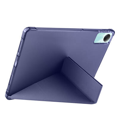 Xiaomi Redmi Pad SE Kılıf Zore Tri Folding Kalem Bölmeli Standlı Kılıf - 30