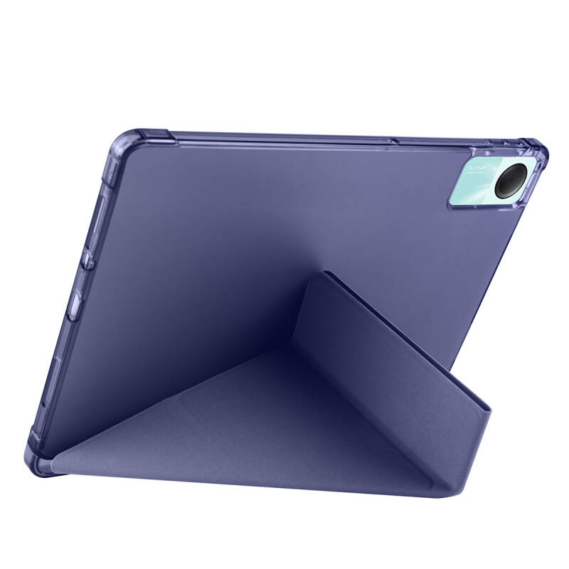 Xiaomi Redmi Pad SE Kılıf Zore Tri Folding Kalem Bölmeli Standlı Kılıf - 30