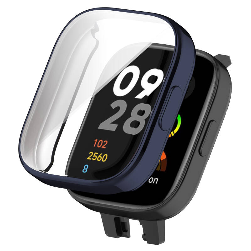 Xiaomi Redmi Watch 3 360 Derece Korumalı Kasa ve Ekran Koruyucu Zore Watch Gard 30 - 4