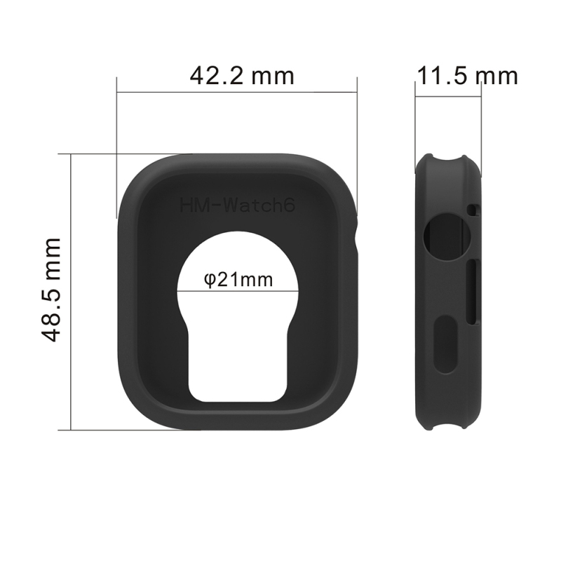 Xiaomi Redmi Watch 6 Yumuşak TPU Silikon Kasa Koruyucu Zore Watch Gard 41 - 21