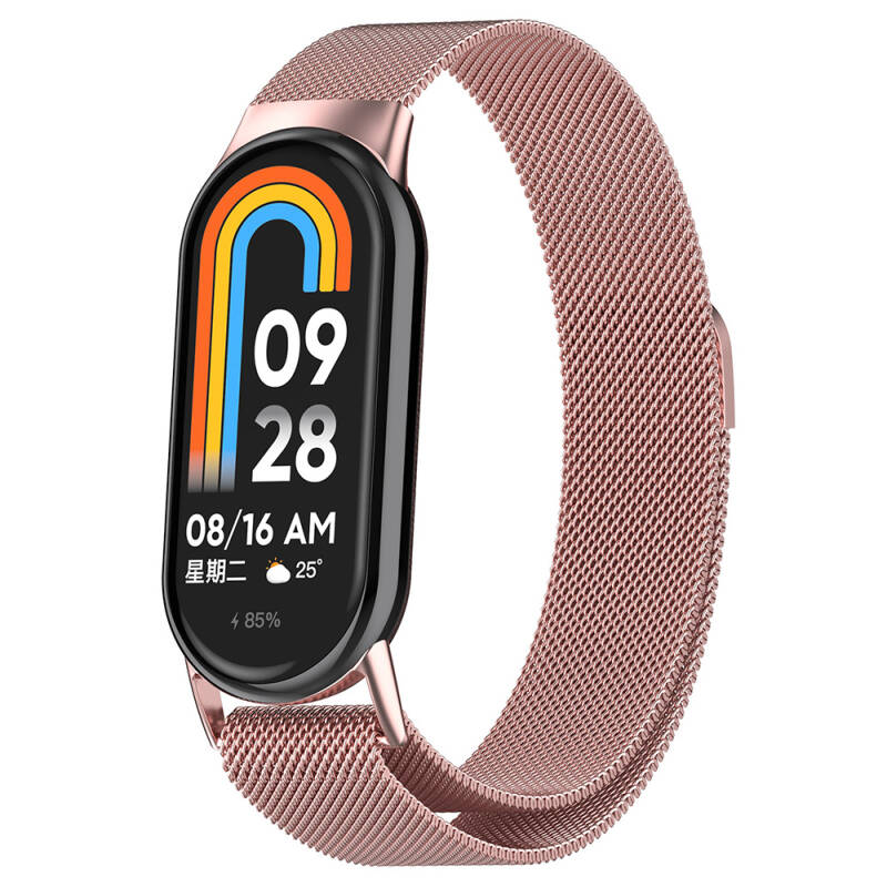 Xiaomi Smart Band 8 Zore KRD-01 Metal Kordon - 2