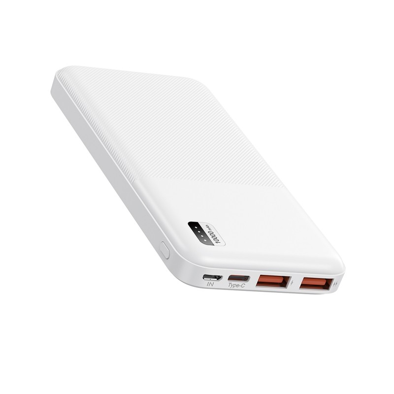 Xipin PX721 Dual USB Portable Powerbank 10000mAh with Quick Charge LED Light Indicator - 1