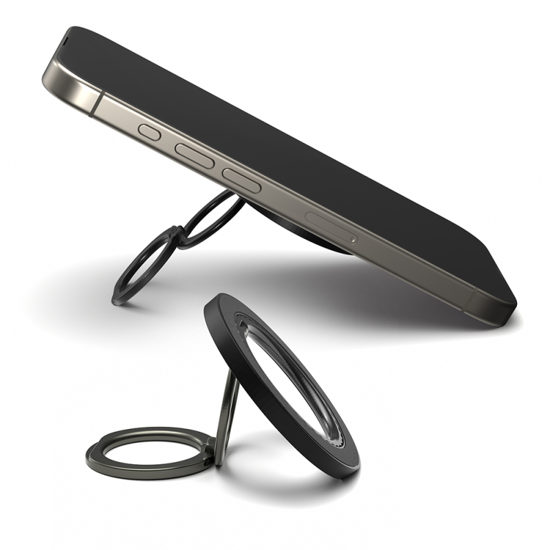 Youngkit Magnetik 360 Derece Dönebilen Double Ring Serisi Parmak Ring Stand - 4