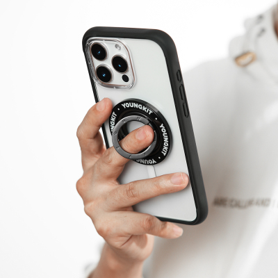 Youngkit Magnetik 360 Derece Dönebilen Double Ring Serisi Parmak Ring Stand - 12