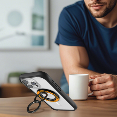 Youngkit Magnetik 360 Derece Dönebilen Double Ring Serisi Parmak Ring Stand - 13