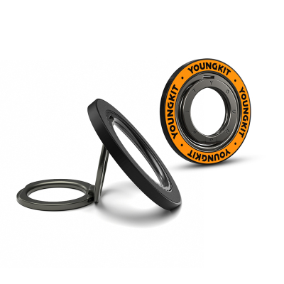 Youngkit Magnetik 360 Derece Dönebilen Double Ring Serisi Parmak Ring Stand - 7