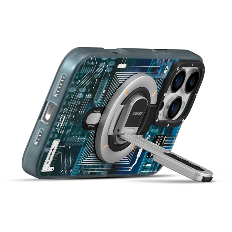 Youngkit Technology Serisi Telefon ve Tabletler için Magnetik Ring Stand - 13