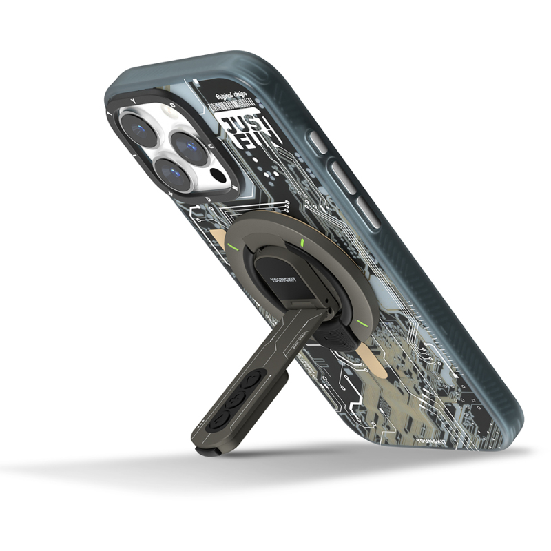 Youngkit Technology Serisi Telefon ve Tabletler için Magnetik Ring Stand - 16