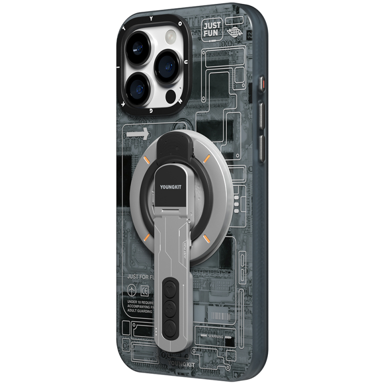 Youngkit Technology Serisi Telefon ve Tabletler için Magnetik Ring Stand - 17