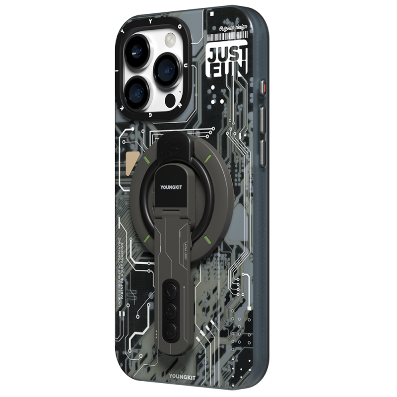 Youngkit Technology Serisi Telefon ve Tabletler için Magnetik Ring Stand - 18