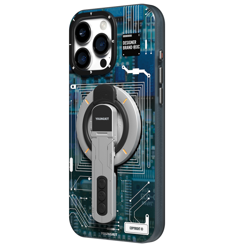Youngkit Technology Serisi Telefon ve Tabletler için Magnetik Ring Stand - 19