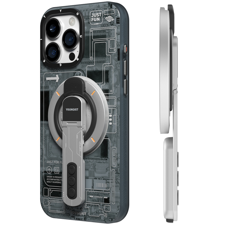 Youngkit Technology Serisi Telefon ve Tabletler için Magnetik Ring Stand - 21