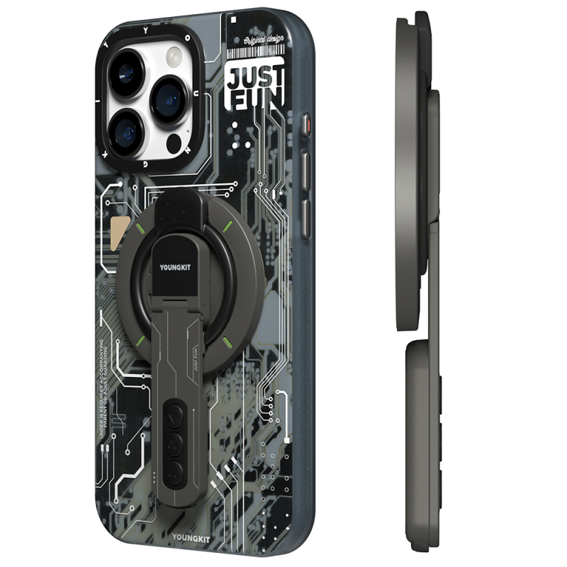 Youngkit Technology Serisi Telefon ve Tabletler için Magnetik Ring Stand - 22