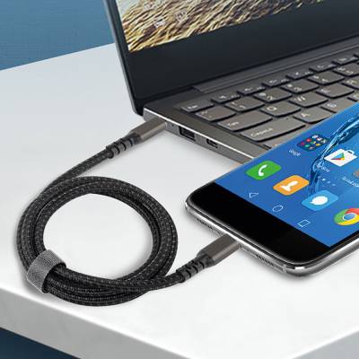 Zore 2.Jenerasyon Type-C to Type-C USB3.2 PD Data Kablosu 100W 20Gbps 4K@60Hz 0.2 Metre - 8