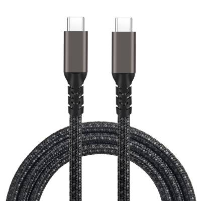 Zore 2.Jenerasyon Type-C to Type-C USB3.2 PD Data Kablosu 100W 20Gbps 4K@60Hz 2 Metre - 1