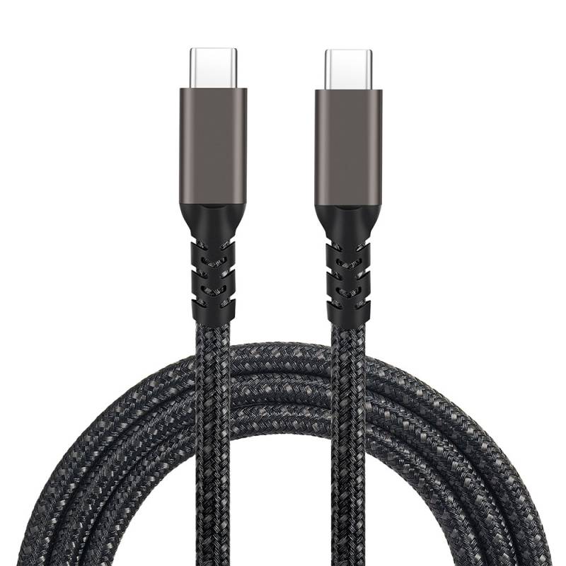 Zore 2.Jenerasyon Type-C to Type-C USB3.2 PD Data Kablosu 100W 20Gbps 4K@60Hz 2 Metre - 1