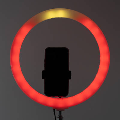 Zore 3D-36 36cm Canlı Yayın ve Ambiyans RGB Led Ring Light - 10