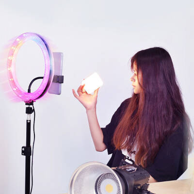 Zore 3D-36 36cm Canlı Yayın ve Ambiyans RGB Led Ring Light - 17