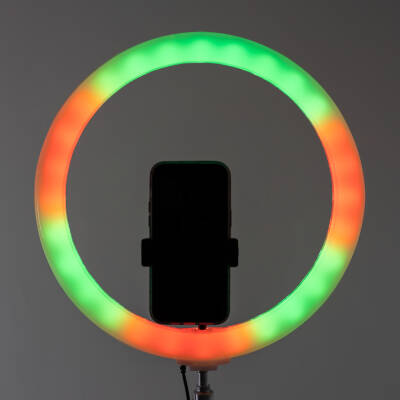 Zore 3D-36 36cm Live Broadcast Ambiance RGB Led Ring Light - 6