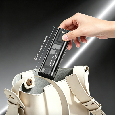 Zore 5in1 Type-C to Type-C PD Kablolu 60W Çevirici Adaptör Seti Saklama Kutusu - 4
