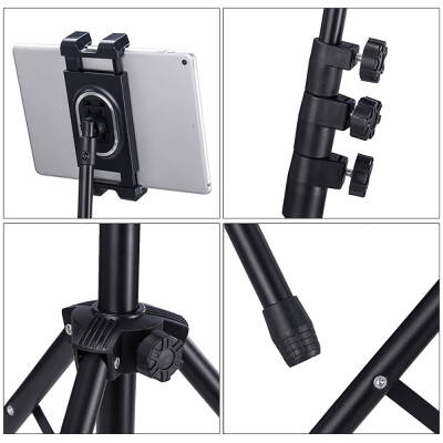 Zore ADV-306 Dört Kademeli Tablet ve Telefon Tutuculu Tripod - 12