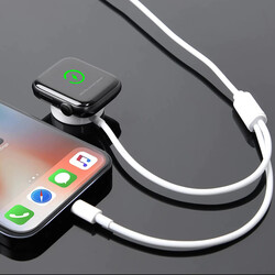Zore Akıllı Saat Lightning-Wireless USB Şarj Kablosu 1.2m - 4