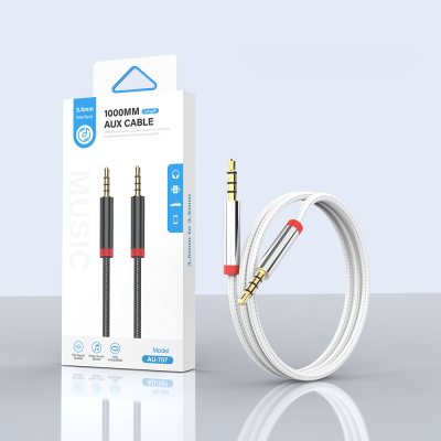 Zore AU-707 Braided Design Aux Audio Cable 3.5mm 1m - 6