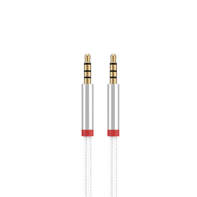 Zore AU-707 Braided Design Aux Audio Cable 3.5mm 1m - 2