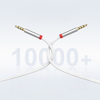 Zore AU-708 Braided Design Aux Audio Cable 3.5mm 3m - 4