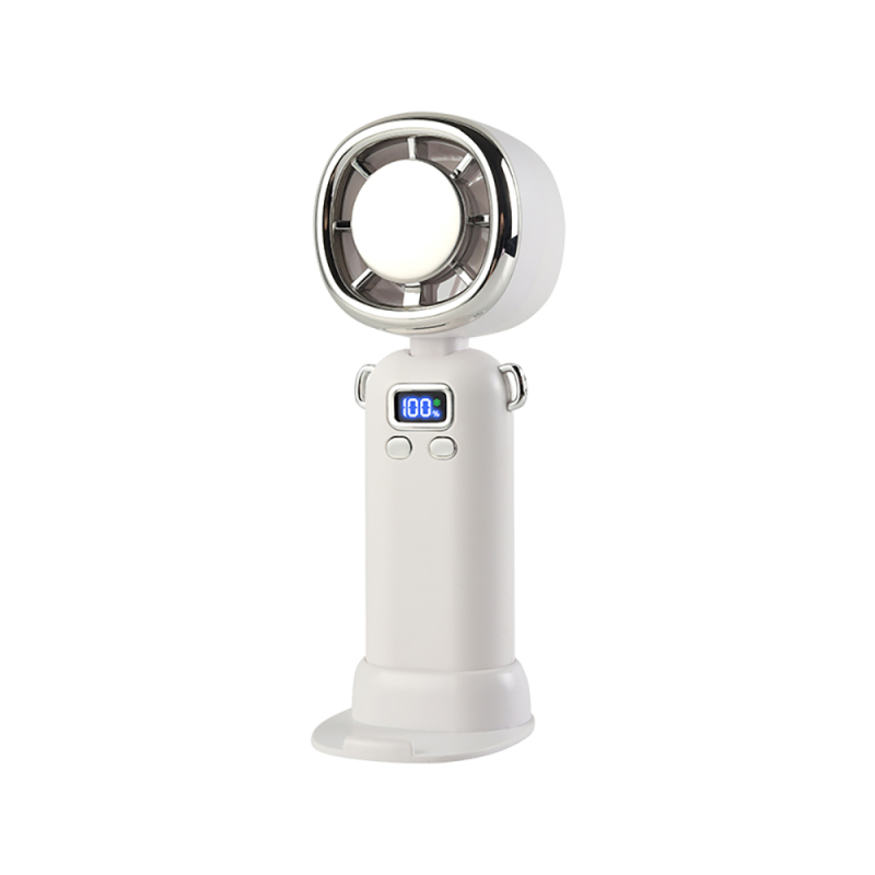 Zore AY11 Dijital LED Göstergeli Katlanabilir Portatif Mini Soğutucu El Fanı - 1