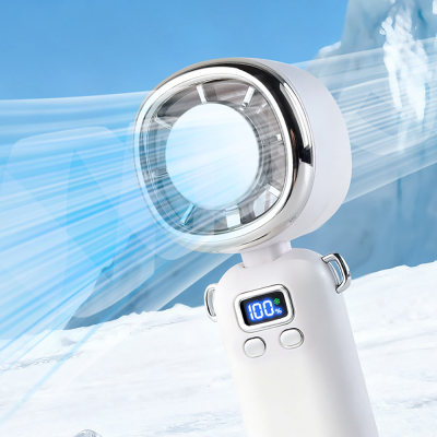 Zore AY11 Foldable Portable Mini Hand Cooler Fan with Digital LED Display - 3