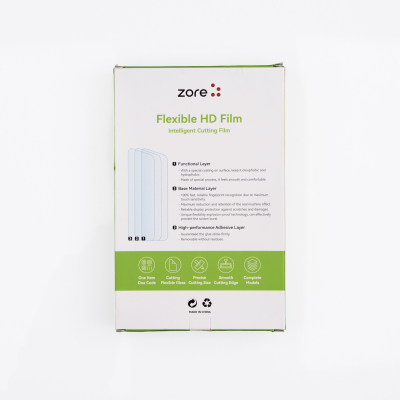 Zore Basic Model TPU Clear Screen Protector 196mm x 125mm 50 Pieces - 3