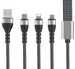 Zore Bax 3 in 1 Usb Cable 1.2M - 1
