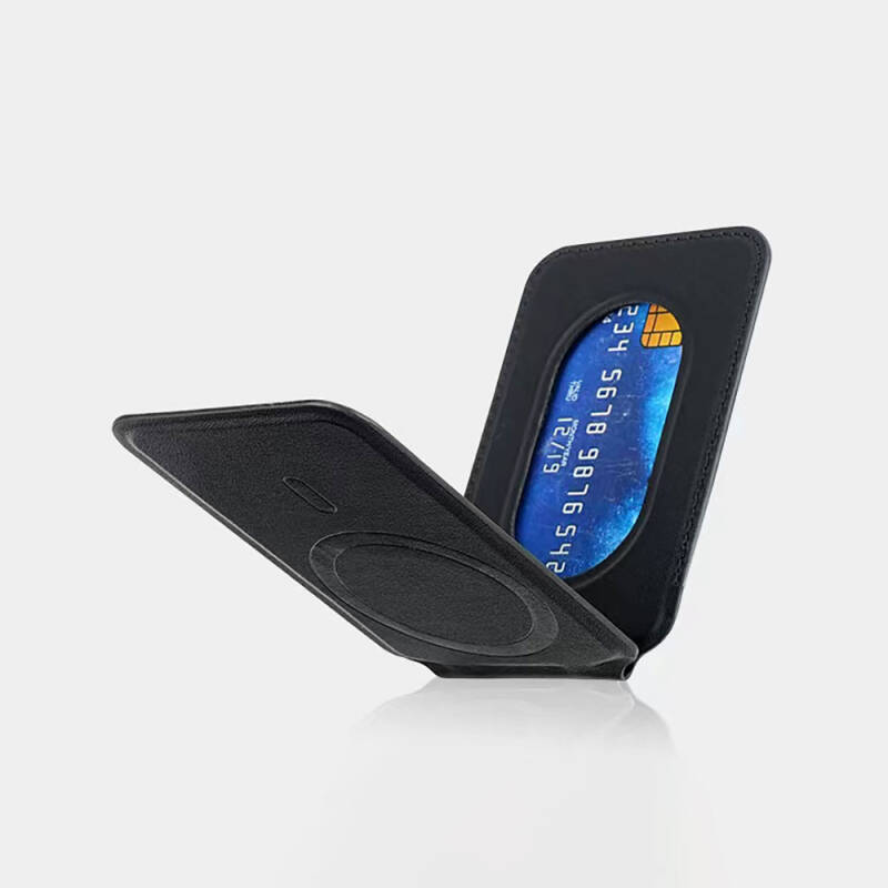 Zore CRD-06 Magnetic Card Holder with Faux Leather Look - 4