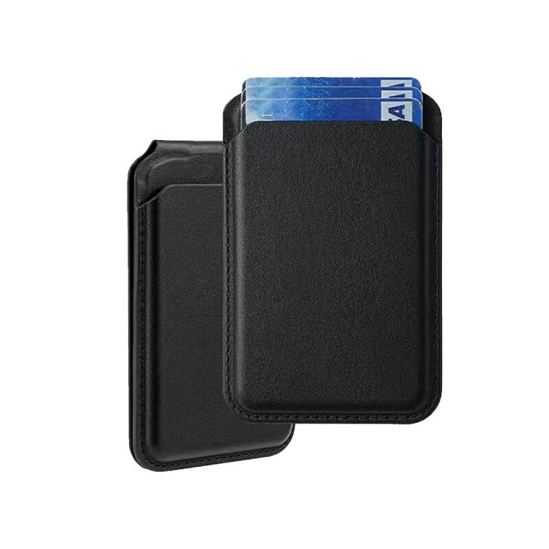 Zore CRD-06 Magnetic Card Holder with Faux Leather Look - 2