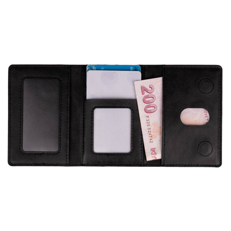 Zore CRD-07 Adhesive Tape 5-Chamber Magnetic Card Holder - 3