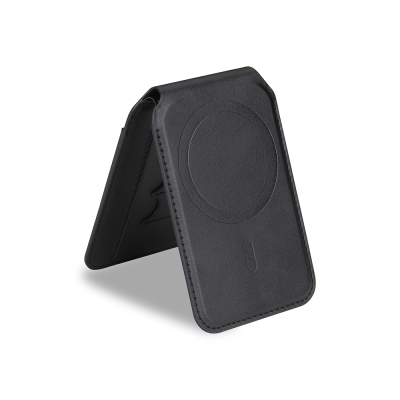 Zore CRD-13 Magnetic Card Holder with Stand and Leather Look - 2