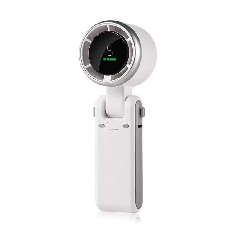 Zore DD5021 Dijital LED Göstergeli Boyun Askılı Katlanabilir Portatif Mini Soğutucu El Fanı - 2