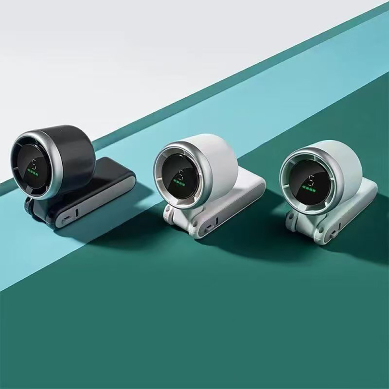 Zore DD5021 Dijital LED Göstergeli Boyun Askılı Katlanabilir Portatif Mini Soğutucu El Fanı - 5