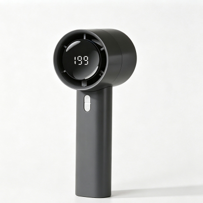 Zore DD5024 Portable Hand Cooling Fan with Digital LED Display - 2