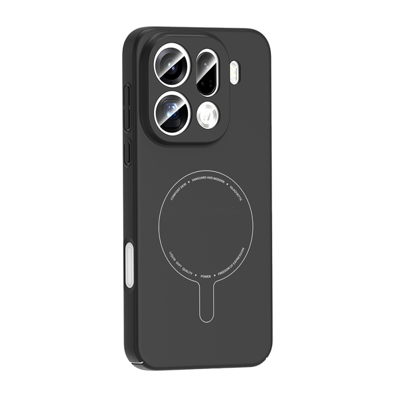 Zore Elio Hard PC Case for Oppo Find X9 Pro with M-Safe Charging and Camera Protection. - 4