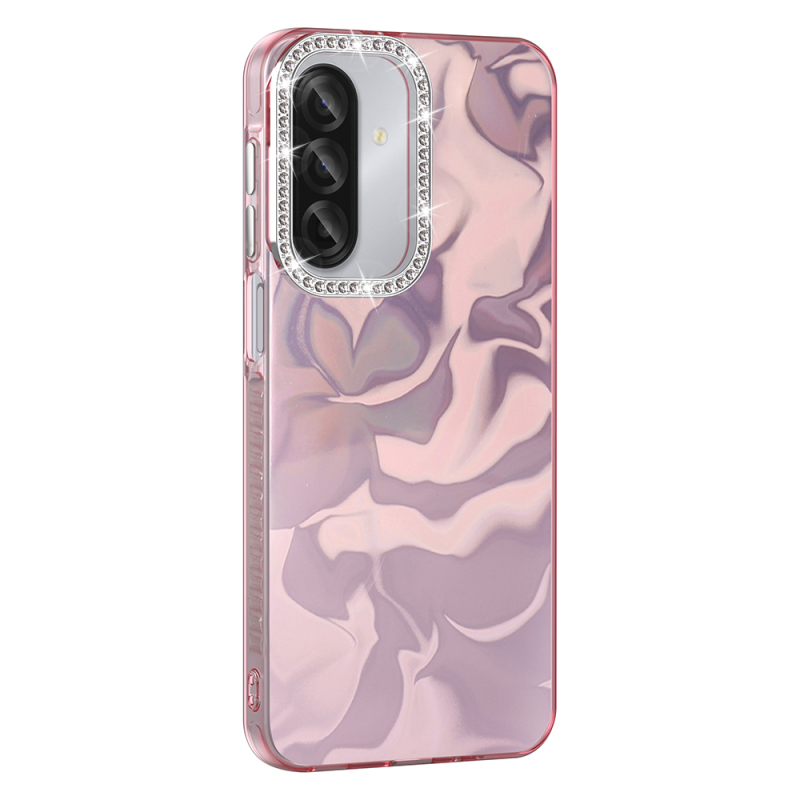 Zore Esila Galaxy A57 Case with Airbag and Shiny Stone Detail Design. - 9