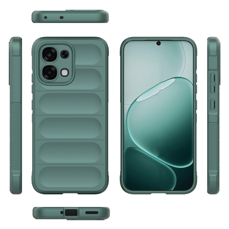 Zore Ethnic Silicone Case for Oppo A6 Pro, Flexible TPU with Hollow Back Design. - 18
